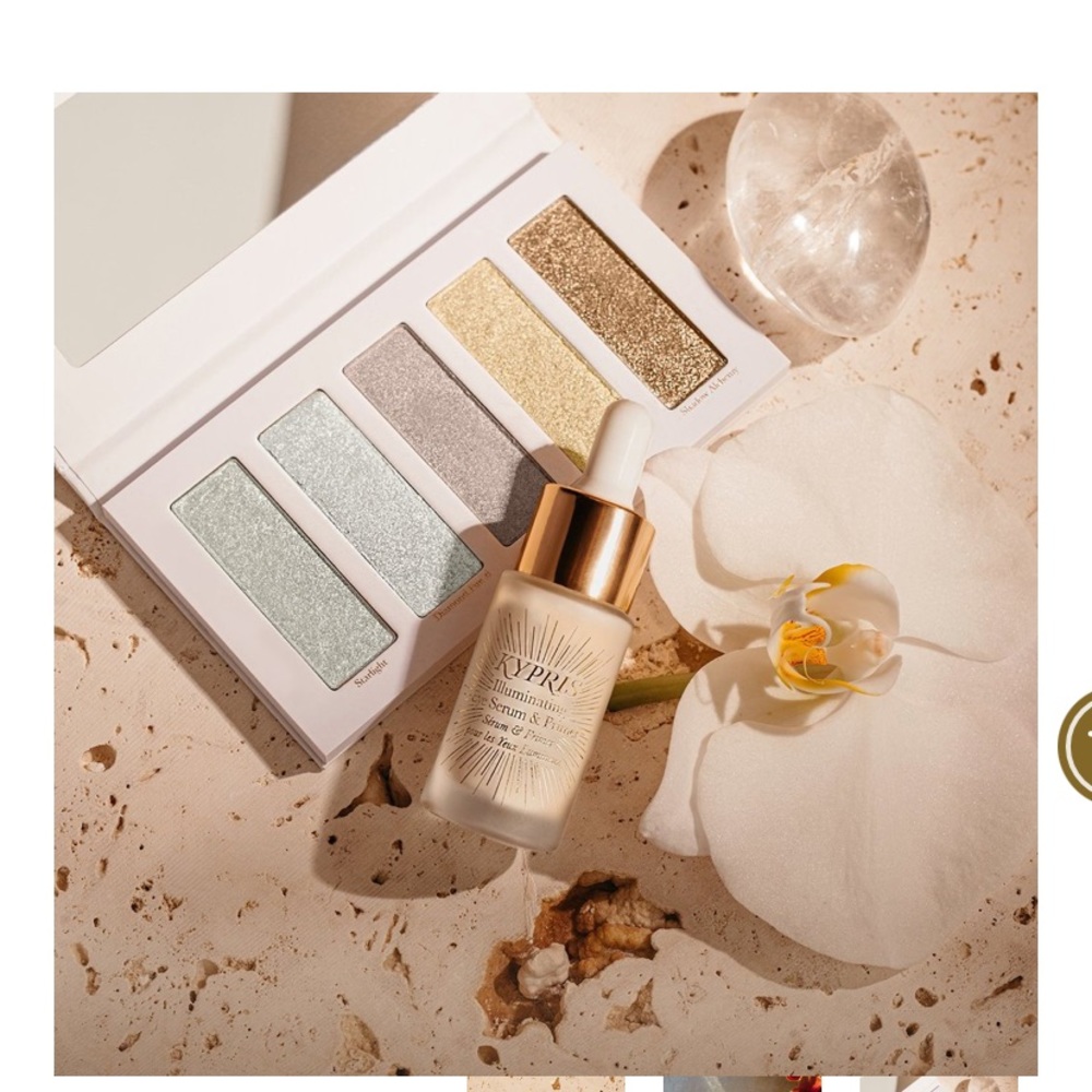 Kypris Illuminating Eye Serum and Palette